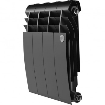Радиатор биметаллический ROYAL THERMO BILINER 350 Noir Sable 4 секции Радиатор биметаллический ROYAL THERMO BILINER 350 Noir Sable 4 секции