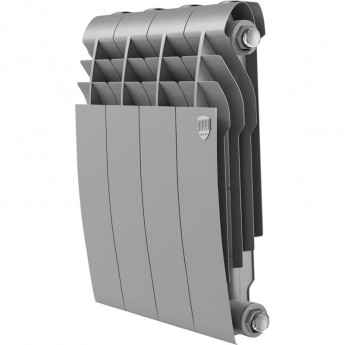 Радиатор биметаллический ROYAL THERMO BILINER 350 Silver Satin 4 секции Радиатор биметаллический ROYAL THERMO BILINER 350 Silver Satin 4 секции