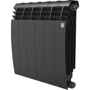 Радиатор биметаллический ROYAL THERMO BILINER 500 Noir Sable 6 секций Радиатор биметаллический ROYAL THERMO BILINER 500 Noir Sable 6 секций