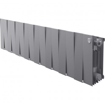 Радиатор биметаллический ROYAL THERMO PIANOFORTE 200 Silver Satin 16 секций